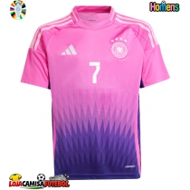 Camisa de Futebol Alemanha Kai Havertz #7 Equipamento Secundário Europeu 2024 Manga Curta